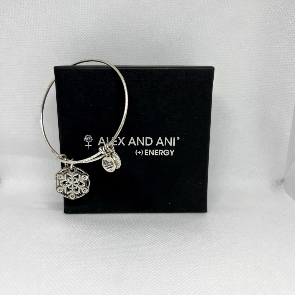 Alex and Ani 2015 Snowflake Bangle